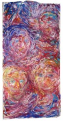 GROUP OF PEOPLE AT NIGHT 24OX120cm Gouache on paper $700